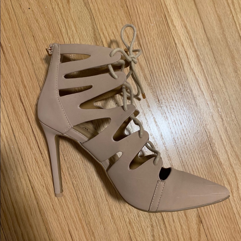 Nude stilettos